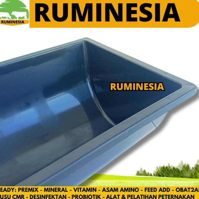 TERLARIS TEMPAT PAKAN KAMBING PLASTIK 1 PCS - Tempat Makan Kambing - Wadah Pakan Kambing - Palung Pa