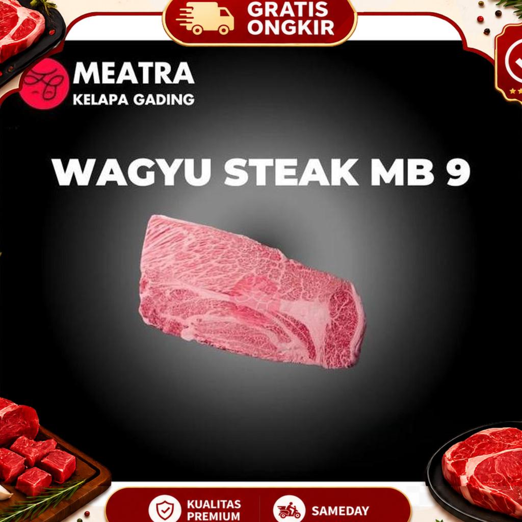 Wagyu Beef Steak Cut Mb 8-9 Daging Frozen / Daging Steak