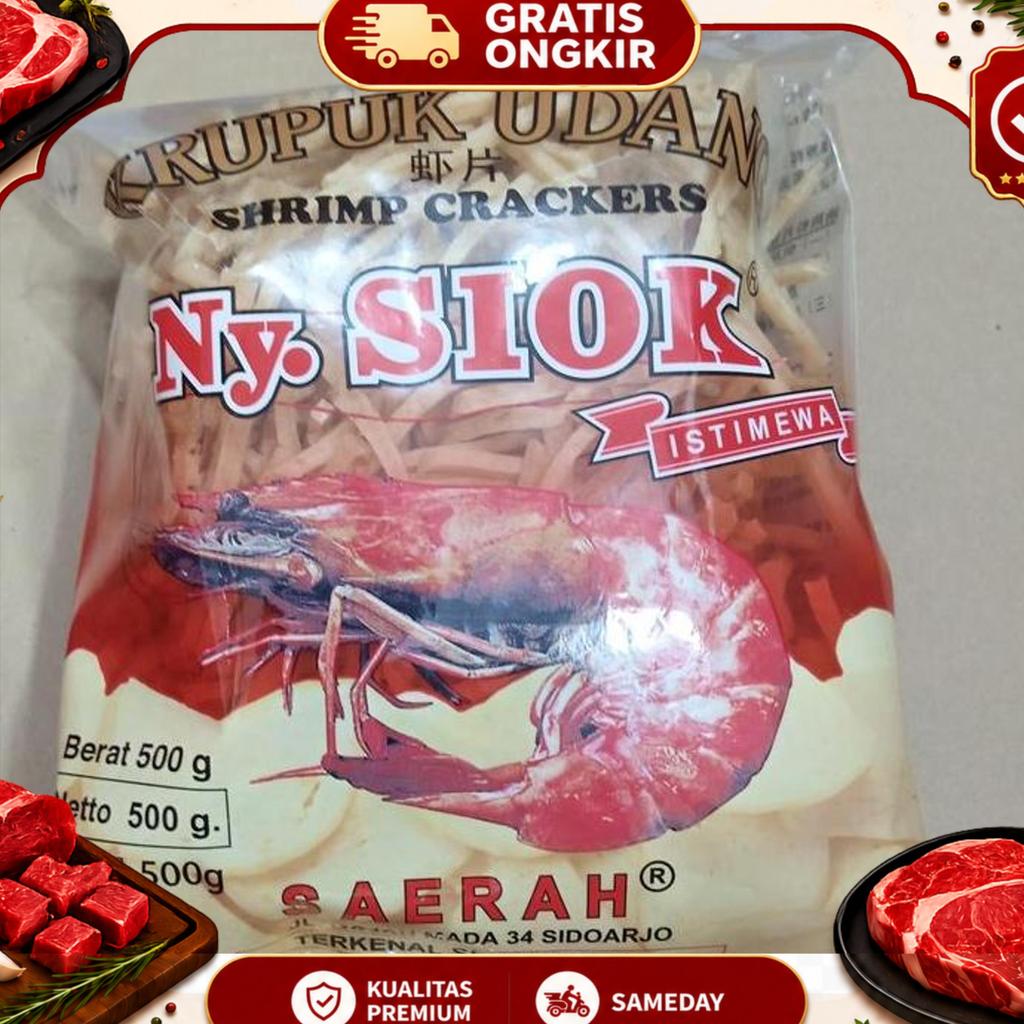 Krupuk Udang Ny.Siok Stik / Kerupuk Udang Ny Siok 500 Gram