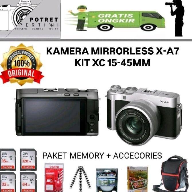 Fujifilm X-A7 Kit 15-45Mm / Kamera Mirrorless Fujifilm X-A7 Kit 15-45/ Fujifilm Xa7 Kit 1545Mm