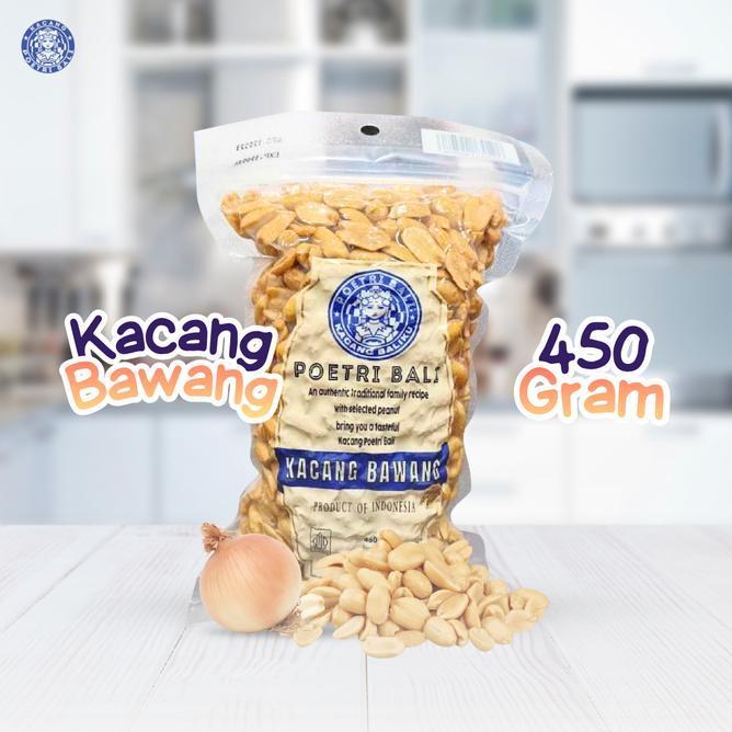 Poetri Bali Kacang Bawang 450Gr Cemilan Keluarga Bawang Melimpah