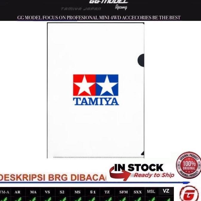 TAMIYA 67042 CLEAR PLASTIC FOLDER A4-SIZE (TAMIYA LOGO)