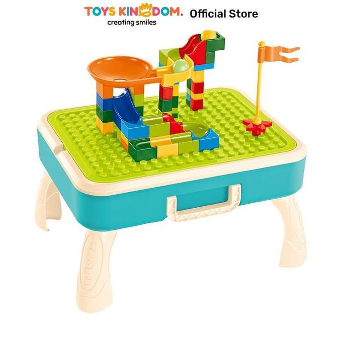 Toys Kingdom Bricks Kingdom Meja Anak Building Blocks & Drawing - Mix Table Anak Meja Belajar Anak D