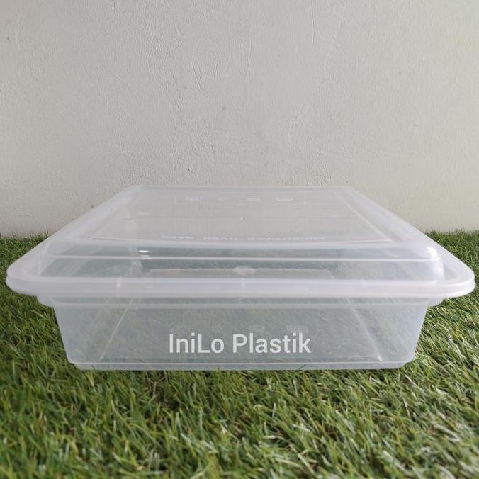Thinwall DM 2500ml SQ / Kotak Makan 2500 ml Square - isi 25 pcs