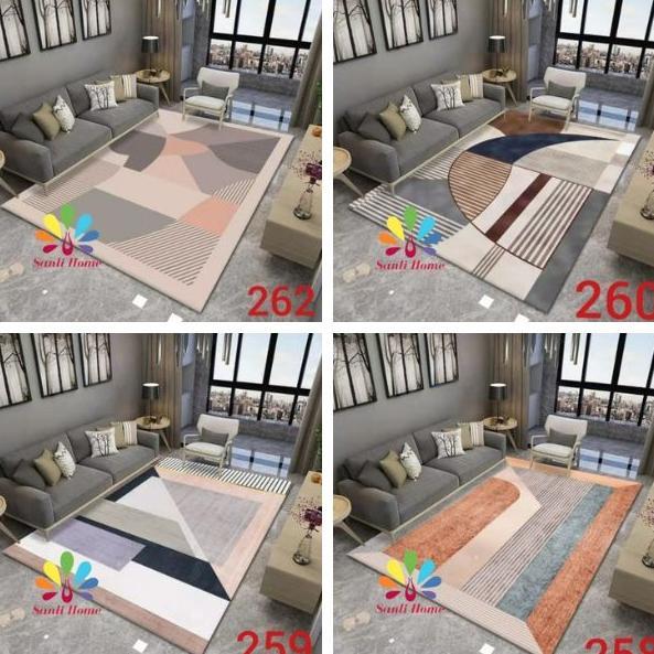 Karpet lantai Eropa Polyester Premium 200x270