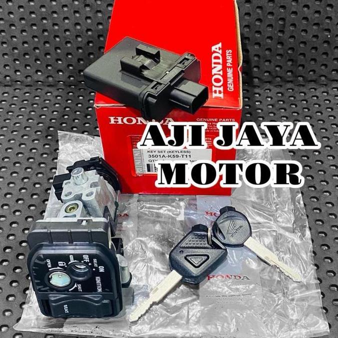 * Kunci Kontak Set Plus Remote Modul Vario 150 Old Lama 2015 - 2017 *