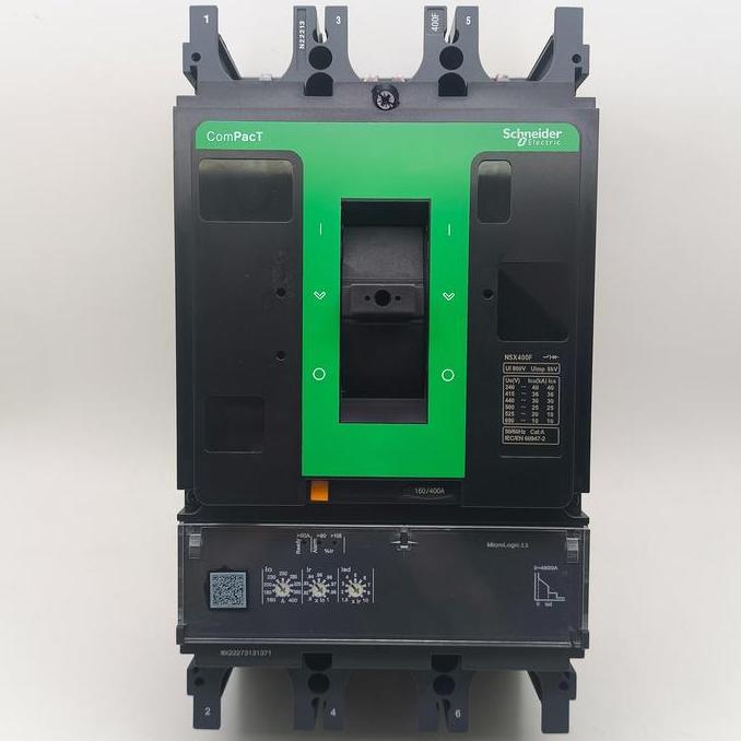TERBARU - MCCB Breaker NSX400F 3P 400A NSX 400F 3P 400A TM400D