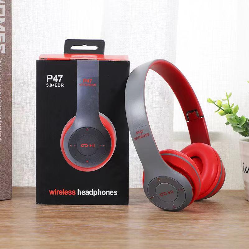 Headphone Bluetooth Gaming Headset Wireless Pro Bass P47 Headset Bluetooth P47 Headset Bluetooth