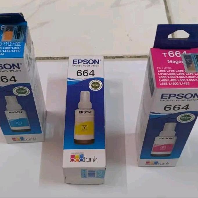 tinta epson 664 warna original