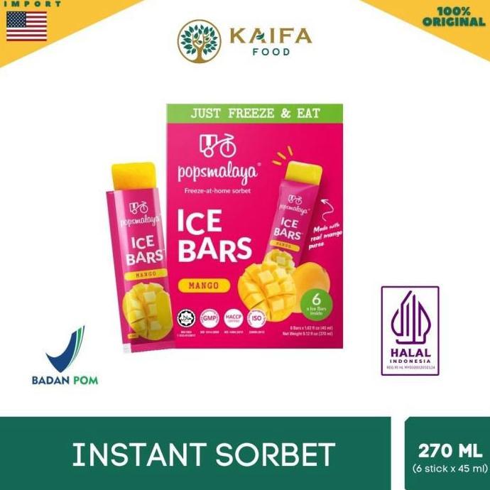 Pops Malaya Ice Sorbet - Es Sorbet rasa buah