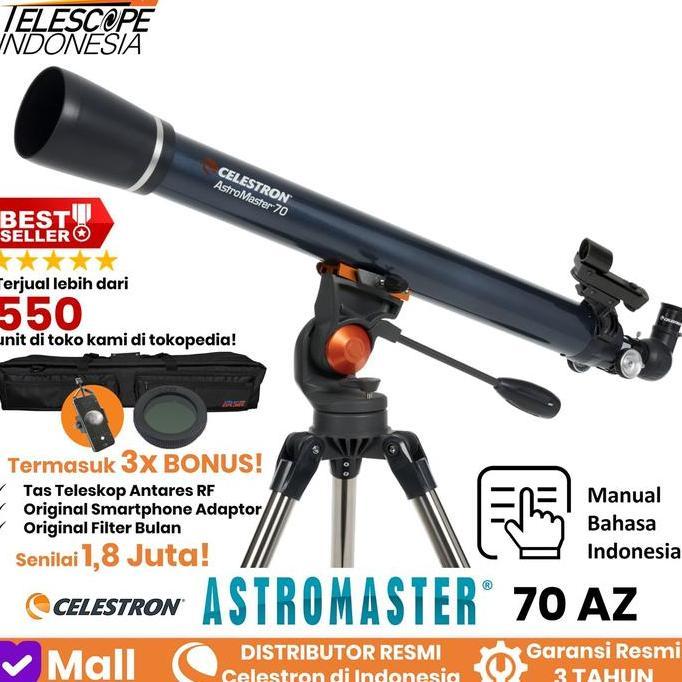 '' CELESTRON ASTROMASTER 70AZ TELESKOP *