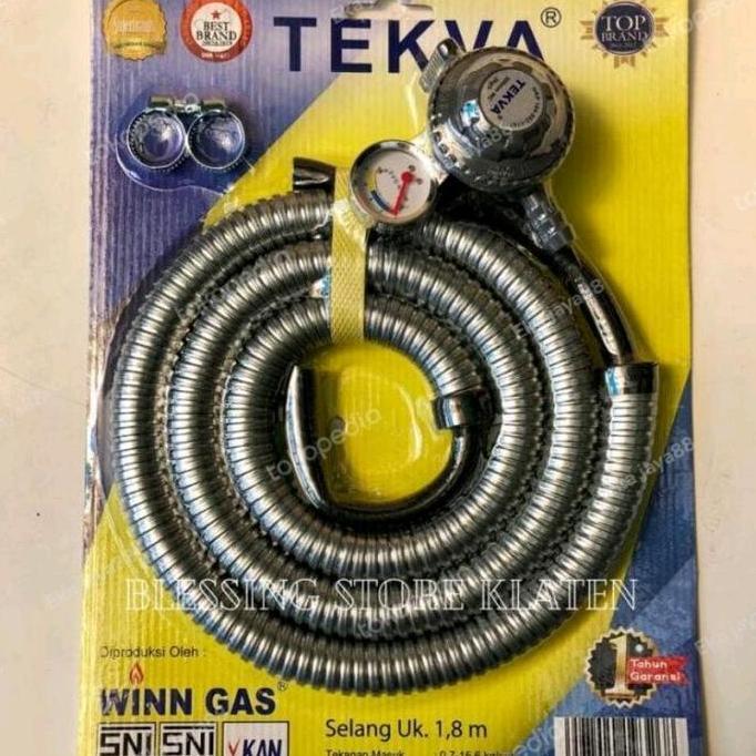 '' SELANG GAS PAKET REGURATOR WINN GAS TEKVA ''