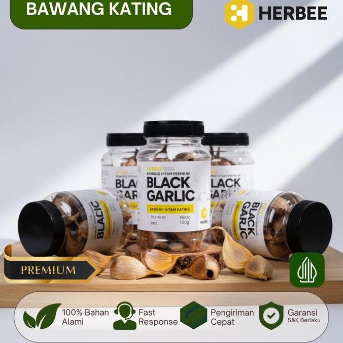 Black Garlic Kating Black Garlic Herbee Quality 100gr Black Garlic Rempah Bebas Gula