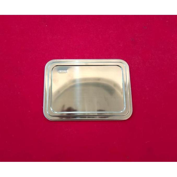 MANGONAQ Tutup Piring Makan Stainless 24 x 17cm