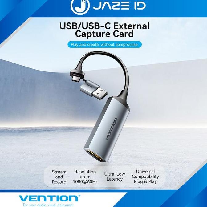 Vention HDMI Video Capture Card USB to HDMI Game Capture for Streaming