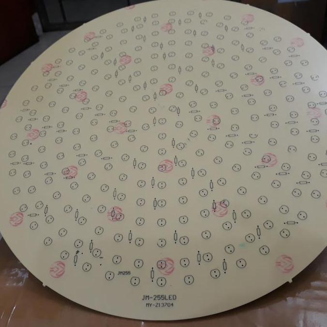 Papan PCB LED 30 cm utk 255 LED - Traffic LED / Pcb bundar diameter 30cm utk 255 Led DC 12 Volt