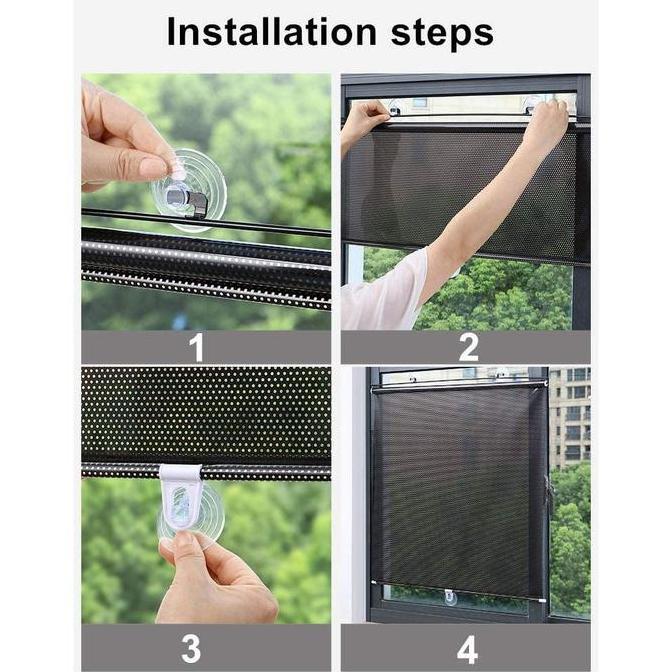 Myroom- Tirai Jendela Gulung Rumah Kantor Dapur Window Roll Blind