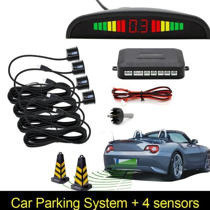 // Sensor Mundur/ Parkir 4 Titik + Display //