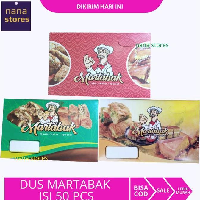 [RY] Dus Martabak, Dus Martabak Manis, Dus Martabak Telor, Dus Martabak murah, Dus martabak isi 50 p