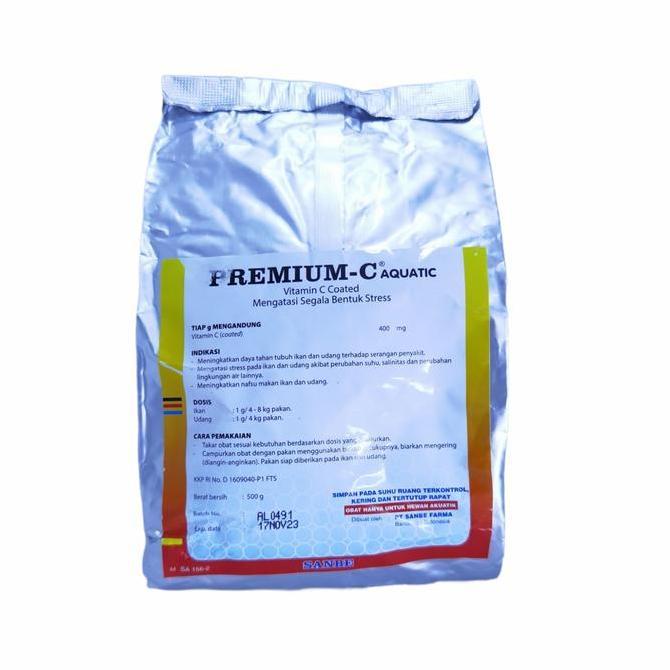 Quatic- C Sanbe Vitamin C Ikan Udang 500 Gram