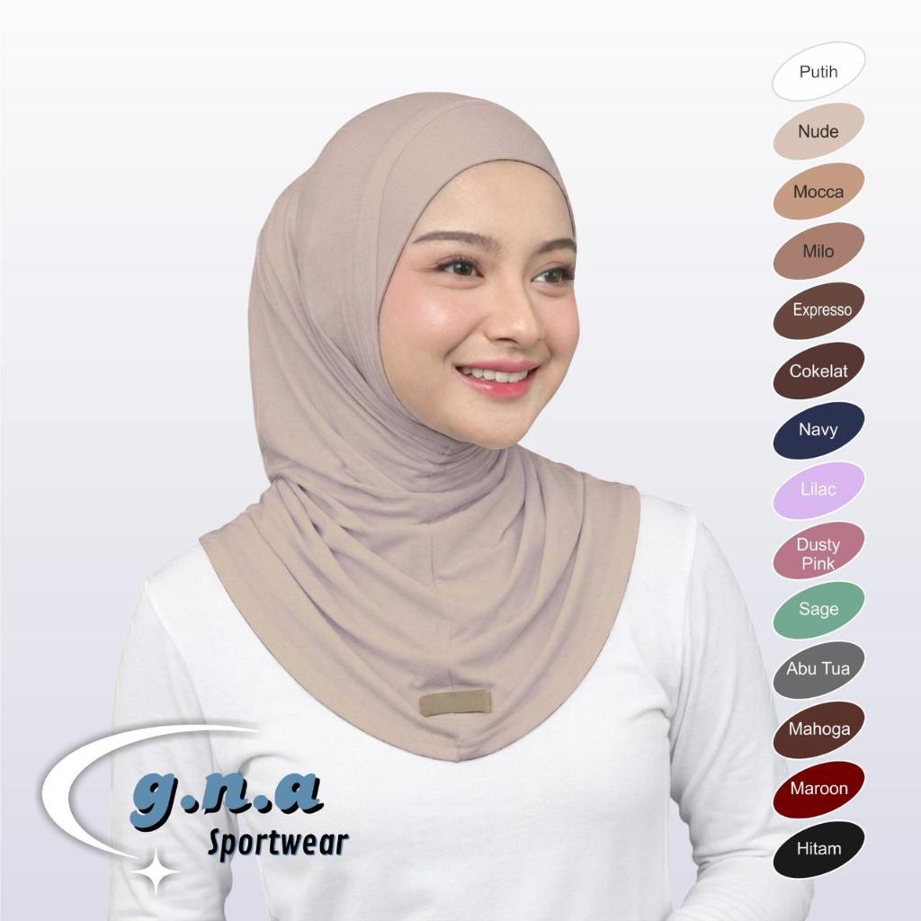GNA FASHION HIJAB SPORT / HIJAB RAYON INSTANS NON PED