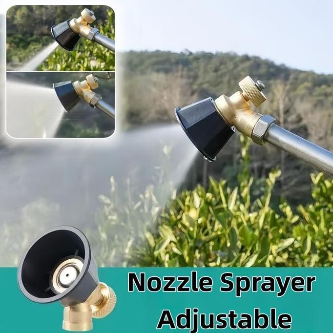 CAOROKY Nozzle Sprayer Adjustable Nozzle High Pressure Sprayer Atomizing Nozzle Pressure Electric Sp