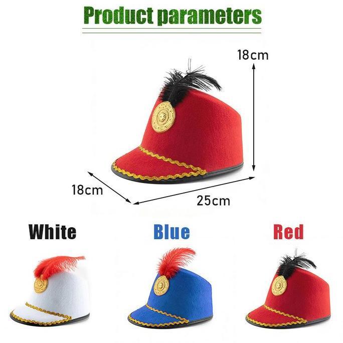 MARVELDRUMB Topi Drumband Bulu - Topi Pasukan Drumband