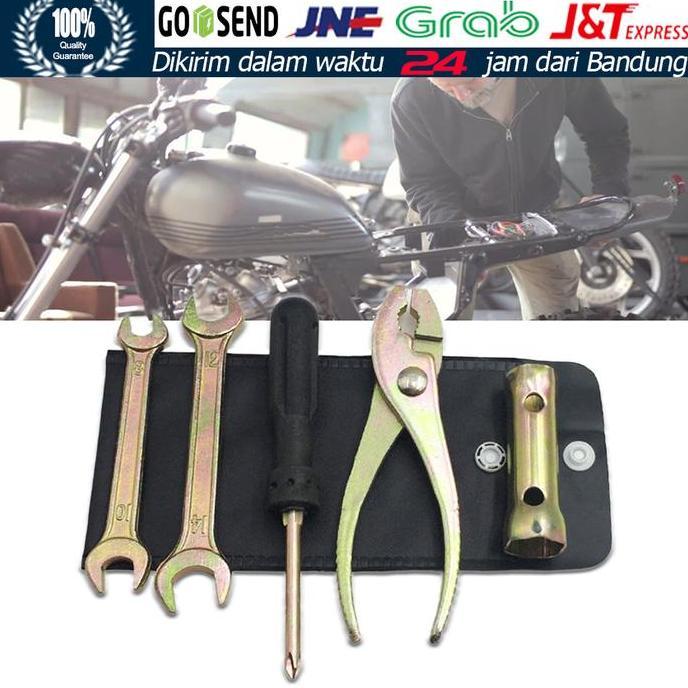 VENOMDRUMB 6Pcs Tool Kit Motor Universal ToolKit Motor Kunci Busi ToolKit Motor