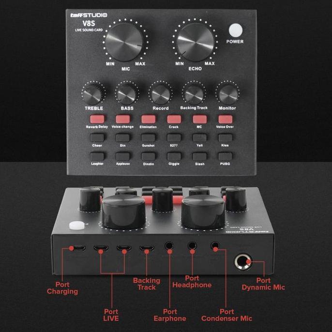 Jasilbeny - New Soundcard V8 V8s V8u V8plus Original Taffstudio