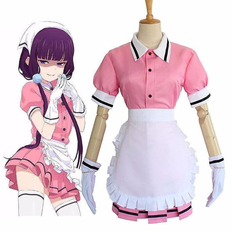 Sakuranomiya Maika Cosplay Costume Moscrepe Premium Diskon