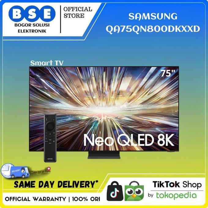 Goodseller- QLED TV 8K Samsung 75 Inch QA75QN800DKXXD Smart TV Samsung 75QN800D 75 Inci