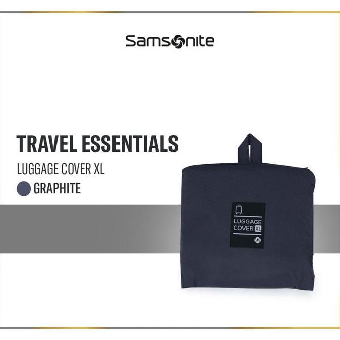Samsonite Foldable Luggage Cover XL - Graphite Diskon