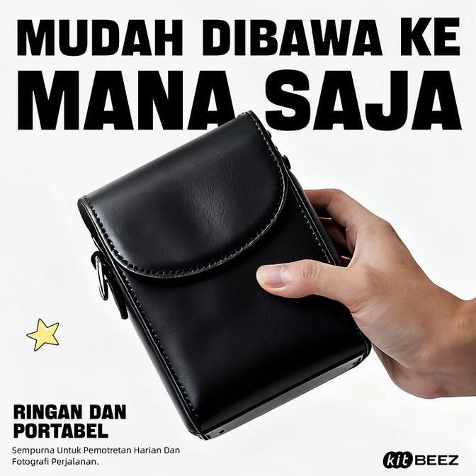 KitbeezCamera Bag -Tas Kamera Kulit Pu Untuk Kitbeez Kf2/Kc2/Kf3