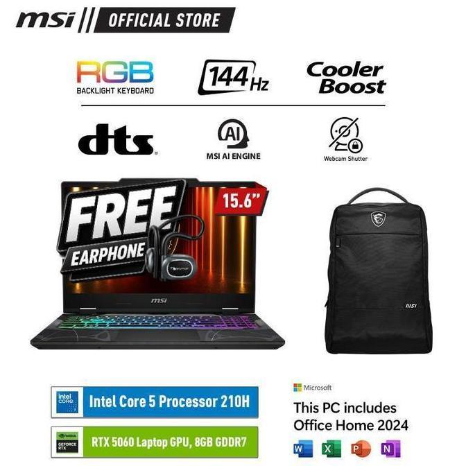 Vina_pio55 - MSI CYBORG 15 CORE 5 210H  RTX5060 | CORE I7 240H RTX5060 | CYBORG 15 I5 13420H RTX5050