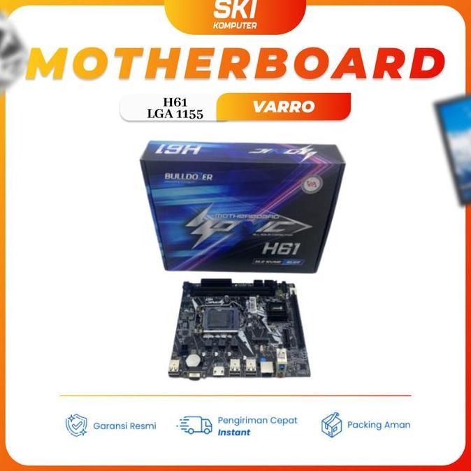 Motherboard H61 Bulldozer intel socket 1155 Diskon