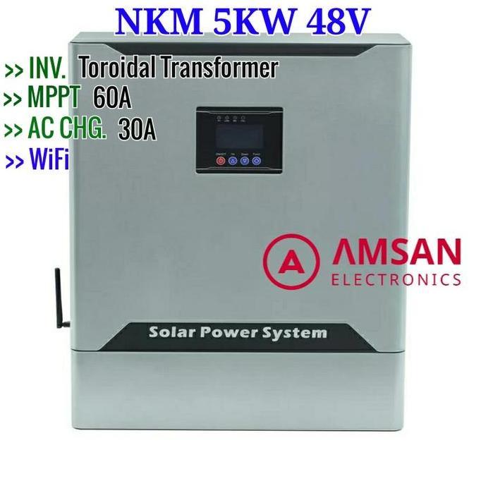 5Kw Hybrid Inverter Psw 5000W Mppt 60A Lf Low Frequency Trafo Toroid