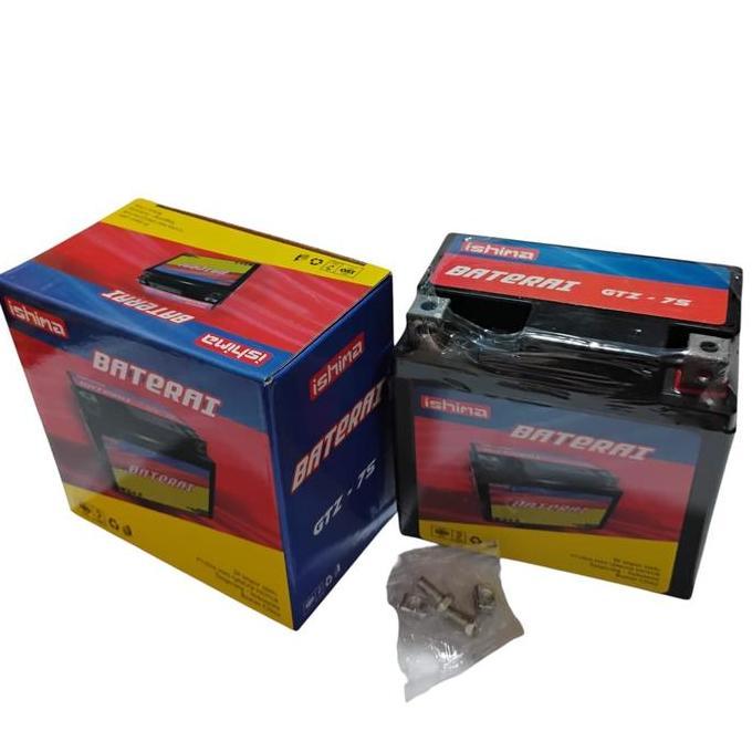 Aki Motor Ishima Gtz-7S 12 Volt 6 Ah | Accu Kering Terbaik