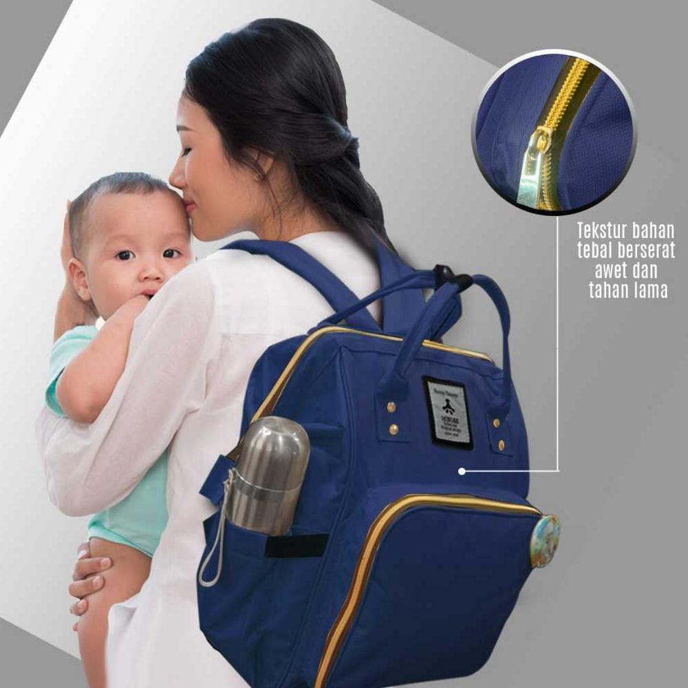 Tas Ransel Bayi Diaper Bag Multifungsi - MONOBE