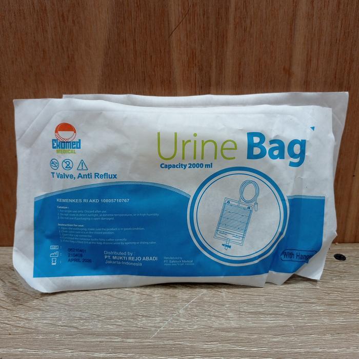 EKOMED URINE BAG 2 LITER WITH HANGER