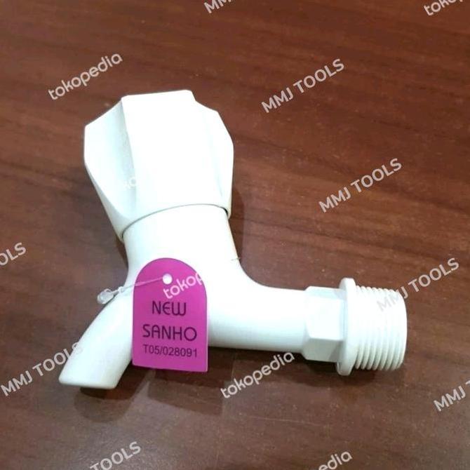Floex- Kran Pvc Sanho Putar 1/"- Sanho Kran Belimbing - Keran Putar Sanho