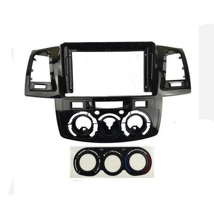 Frame Headunit Android 7 Inch / 9 Inch / 10 Inch Toyota Fortuner Hilux Vigo 2008 - 2014 Manual Ac / 