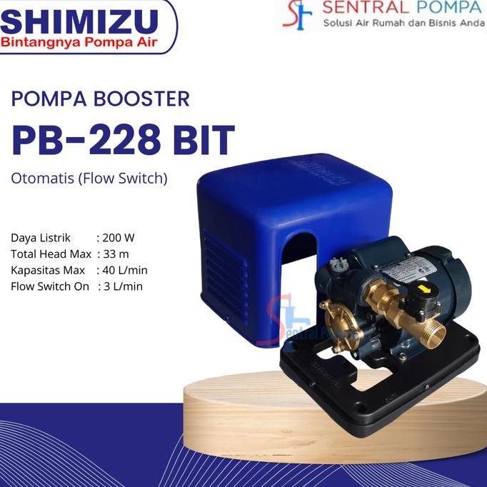 Pompa air Booster SHIMIZU pb 228 flow switch dorong