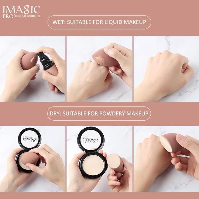 Jawavisyaa71 - (Ready & Ori) Imagic Beauty Spons Blender Multi Sponge Makeup Tl435 Tl 435