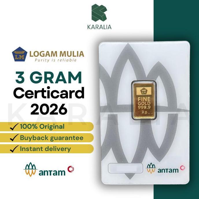 Evardoqueen - Emas Antam 3 Gram Lm Logam Mulia Antam 3 Gram Sertifikat Terbaru