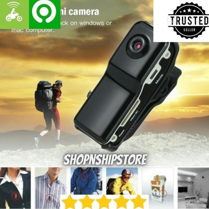 PARIESHAH Mini Spy Kamera Pengintai CCTV Portabel Wearable Cameras ORIGINAL