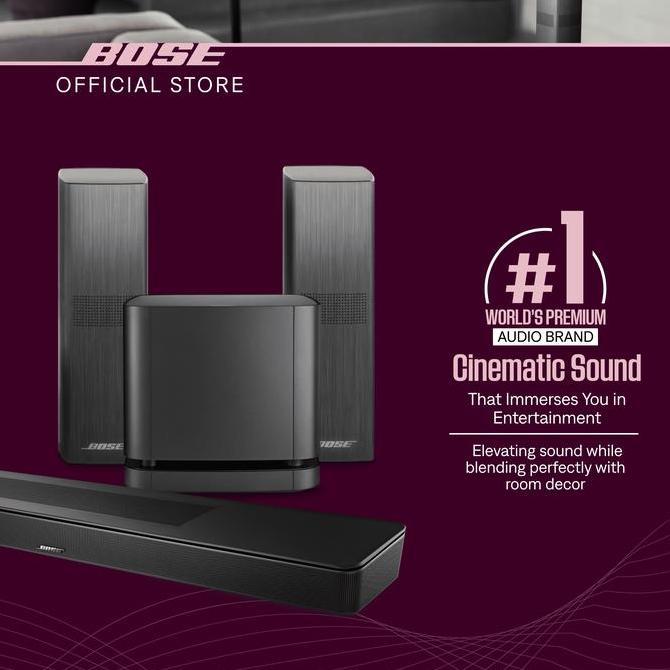DILLAMENSELC - BOSE SURROUND SPEAKERS 700 WIRELESS SATELLITE SOUNDBAR SPEAKER
