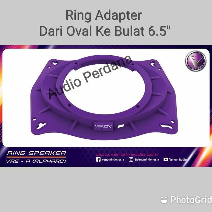 Promo Ring Mat Adapter Speaker Alphard Dudukan Dari Oval Ke Bulat 6.5 Inch Diskon