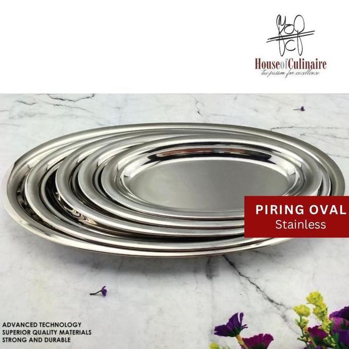 New- Piring Oval Stainless Piring Lodor Stainless