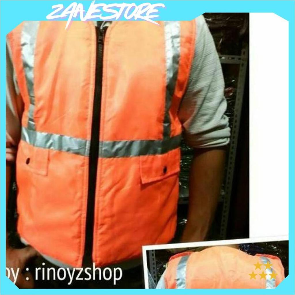 Rompi Proyek Orange / Rompi Safety / Rompi Touring RZ Cod