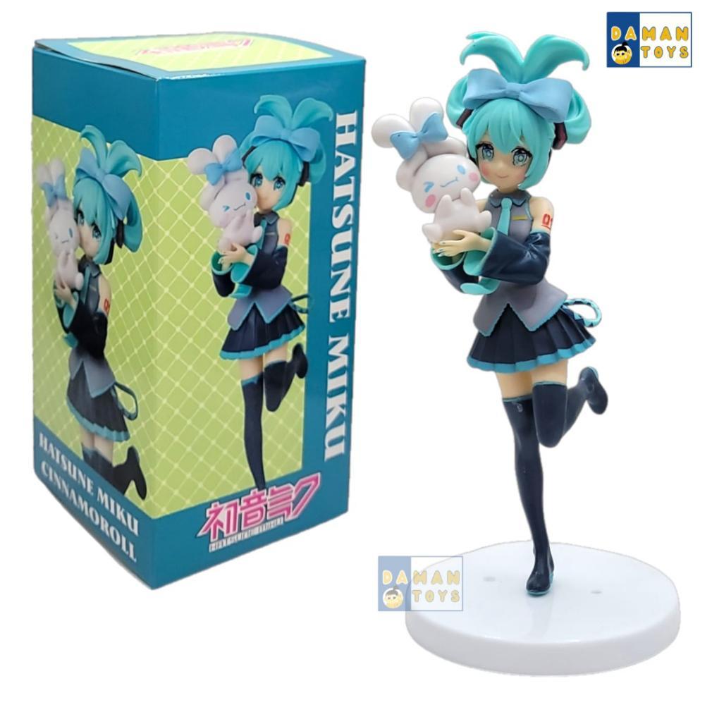 Figure Hatsune Miku x Cinnamonroll Vocaloid Anime Pajangan Koleksi Diskon